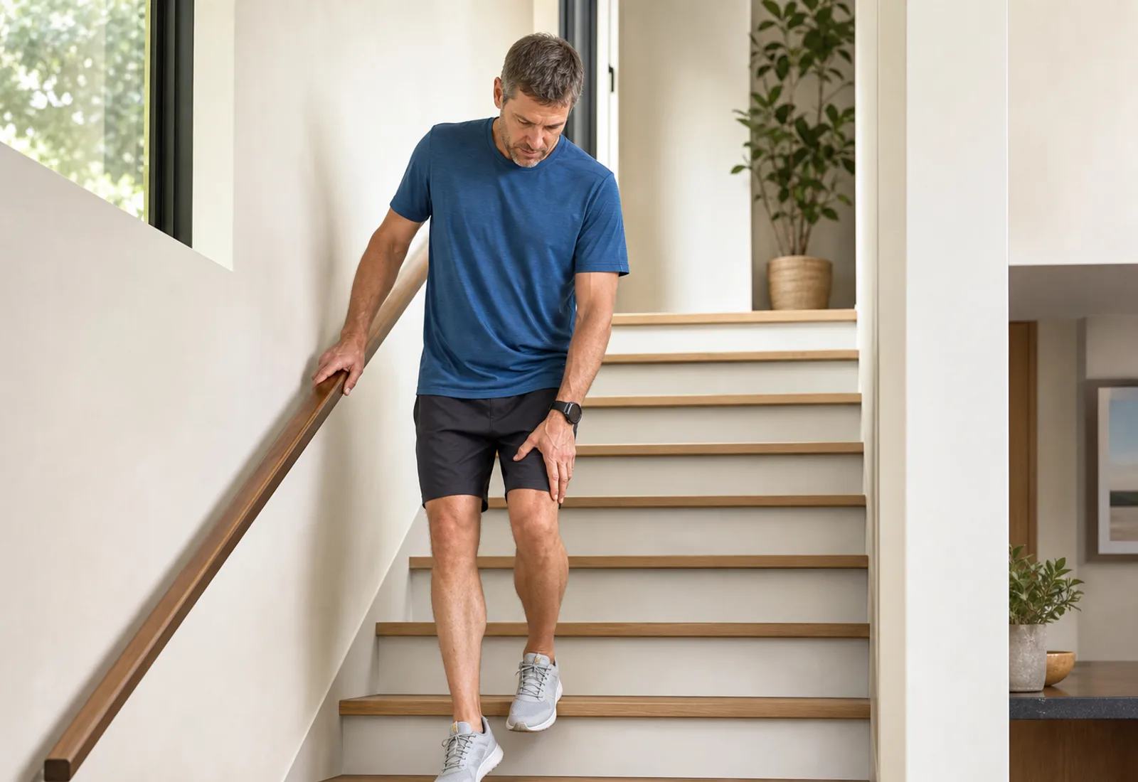 Knee pain going down stairs